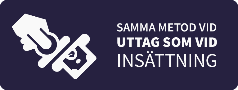 betalmetod hos casino