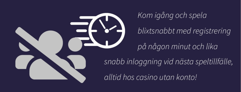 spela casino utan konto snabbare