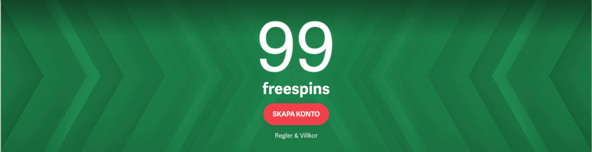 Paf Casino Free spins 99 st